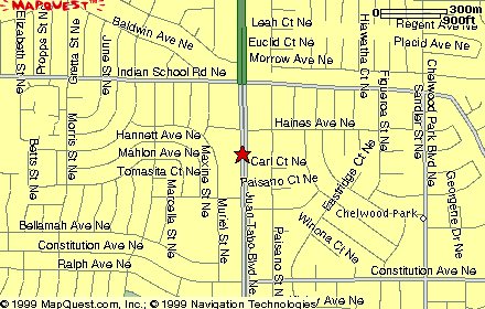 1570 Juan Tabo Boulevard NE Location